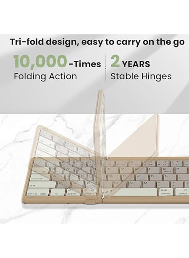 نيلكين لوحة مفاتيح قابلة للطي Nillkin Cube Pocket مع لوحة أرقام تعمل باللمس للاجتماعات والسفر للأجهزة اللوحية والهواتف المحمولة وأجهزة الكمبيوتر المحمولة، لوحة مفاتيح كاملة الحجم (صغيرة) - Image 4
